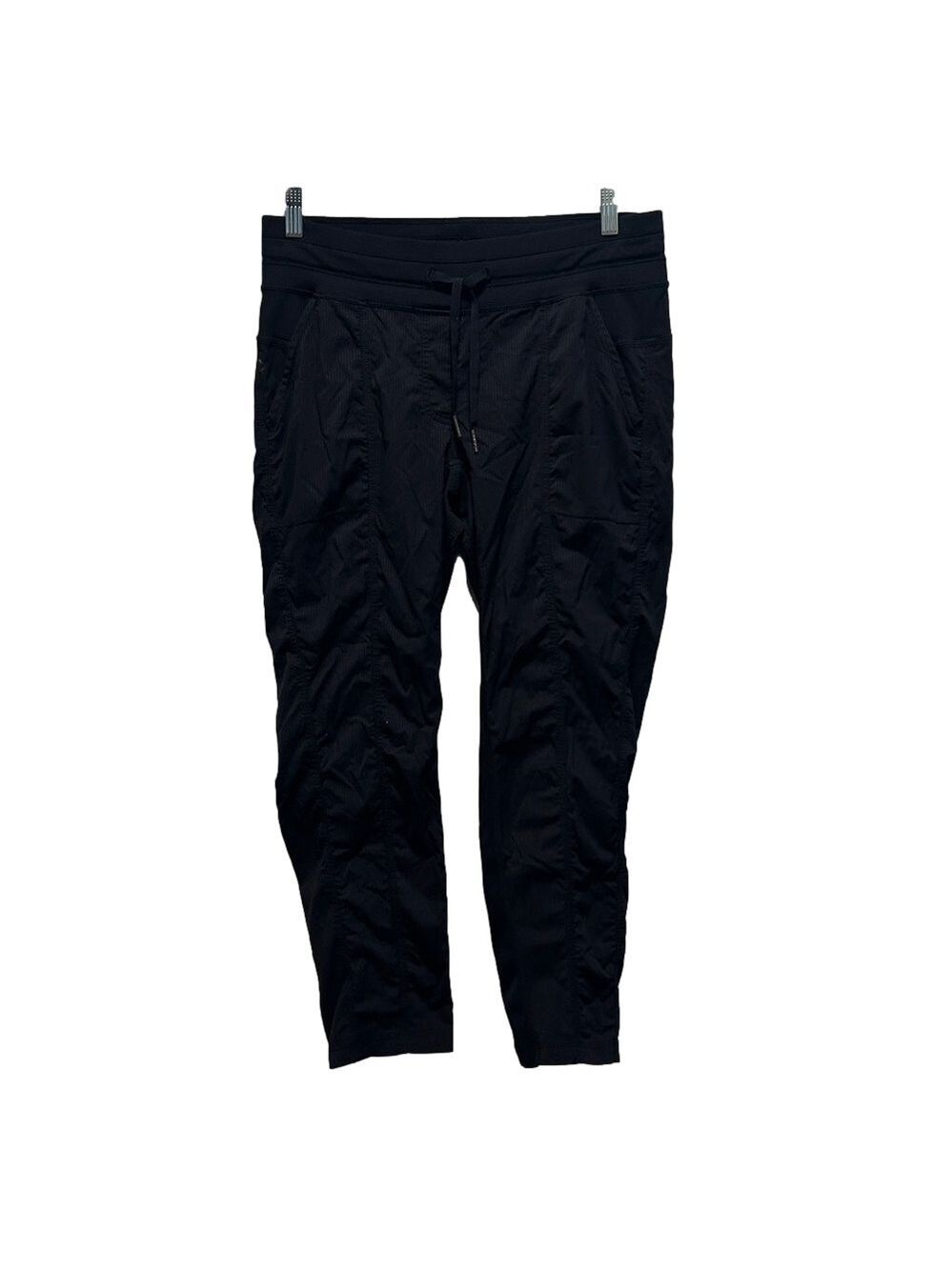 Lululemon Dance Studio Mid-Rise Black Pants with Back Pockets Size 10